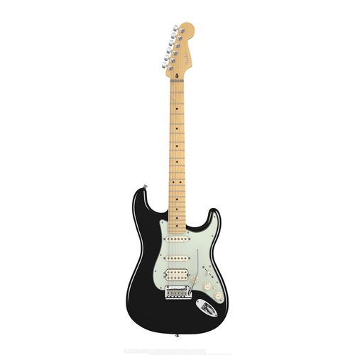 Guitarra Fender 011 9102 - Am Deluxe Stratocaster Hss - 706 - Black