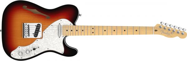 Guitarra Fender 011 9912 Am Deluxe Telecaster Thinline 700sb