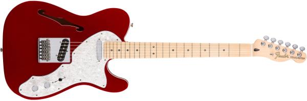 Guitarra Fender 014 7602 - Deluxe Tele Thinline Mn - 309 - Candy Apple Red