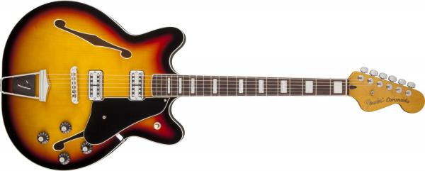 Guitarra Fender 024 3000 - Modern Player Coronado - 500 - 3-color Sunburst