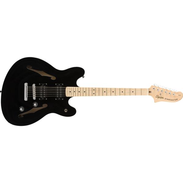 Guitarra Fender 037 0590 - Squier Affinity Starcaster Mn Bk - Fender Squier