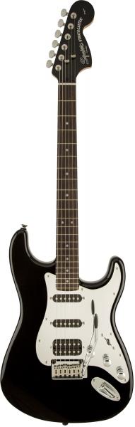 Guitarra Fender 037 1703 Squier Black And Chrome Strato HSS