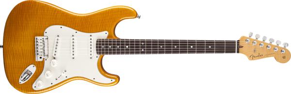 Guitarra Fender 150 9960 Custom Deluxe Flame Top 820 Yellow