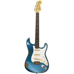 Guitarra Fender 60s Stratocaster Heavy Relic Custom Built Blue Sparkle
