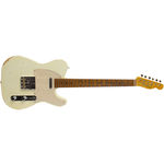 Guitarra Fender 923 9822 - Telecaster Roasted Fretboard Relic C. Built - 805 - Aged Olympic White