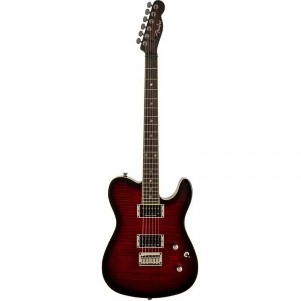 Guitarra Fender -Custom Telecaster FMT HH - Black Cherry Burst
