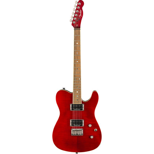 Guitarra Fender Custom Telecaster FMT HH LR | 026 2004 | Crimson Red Transparent (538)