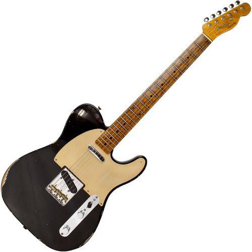 Guitarra Fender Ltd Telecaster Relic Custom Shop Built Aged Black