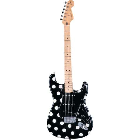 Guitarra Fender Sig Series Buddy Guy Std Stratocaster White Dot 306 - Black