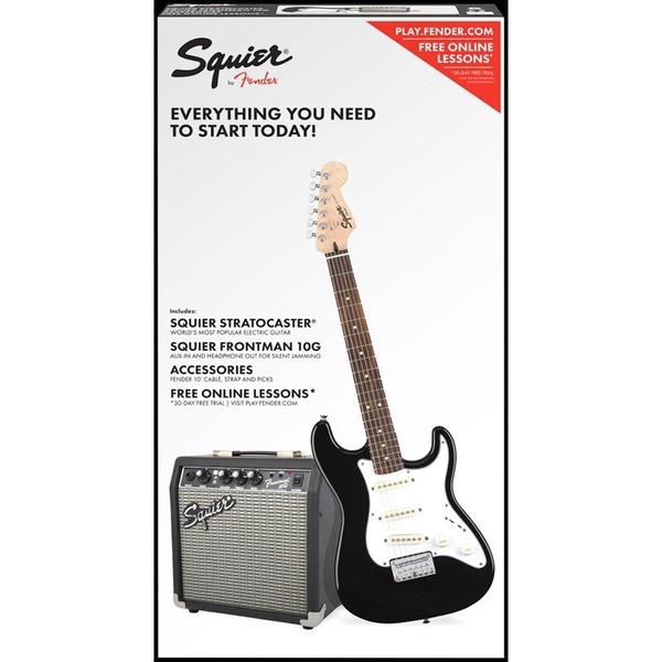 Guitarra Fender - Squier Affinity Strat Short Scale Frontman SQ10 - Black - Fender Squier
