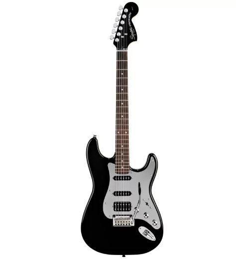 Guitarra Fender Squier Black And Chrome Strato