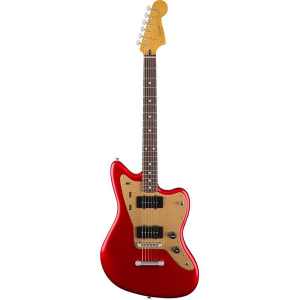 Guitarra Fender - Squier Deluxe Jazzmaster ST Stop Tailpiece - Candy Apple Red - Fender Squier