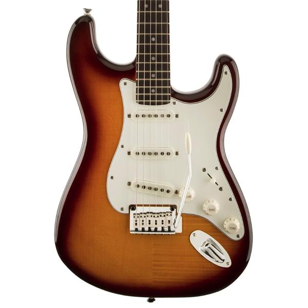Guitarra Fender Squier Standard Stratocaster FMT LR Amber Burst