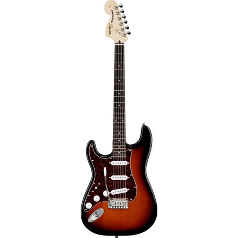Guitarra Fender Squier Standard Stratocaster Lh 537 - Antique Burst
