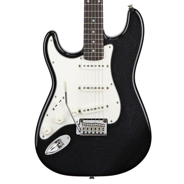 Guitarra Fender Squier Standard Stratocaster Lh Black Metallic Canhota