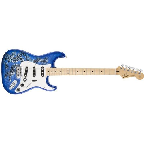 Guitarra Fender Standard Stratocaster David Lozeau Art Dragon