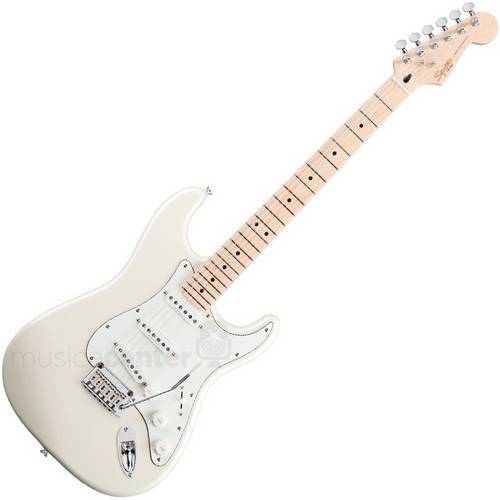 Guitarra Fender Stratocaster Squier Deluxe Maple Pearl White