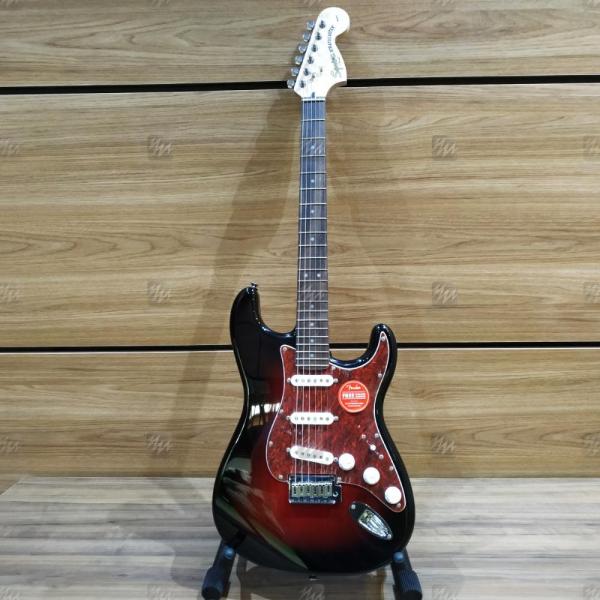 Guitarra Fender Stratocaster Squier Standard Antique Burst Escudo Tortoise 3 Captadores - Fender