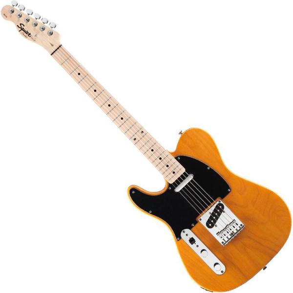 Guitarra Fender Telecaster Canhota Squier Affinity Lh Butterscotch Blond - Fender Squier