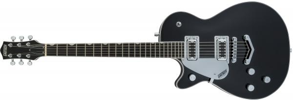 Guitarra Gretsch 250 7220 506 - G5230lh Electromatic Jet Bt Single Cut V-Stoptail - Black