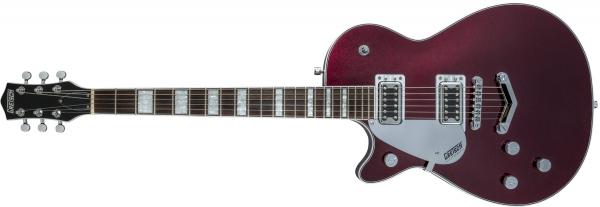 Guitarra Gretsch 251 7120 539 - G5220lh Electromatic Jet Bt Single Cut V-stoptail - Cherry Metallic