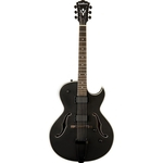 Guitarra Hollowbody Black matte com case HB17CBK - Washburn