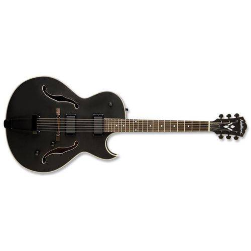 Guitarra Hollowbody Black Matte com Case Hb17cbk - Washburn