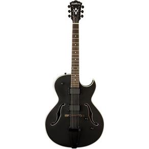 Guitarra Hollowbody Black Matte com Case HB17CBK - Washburn