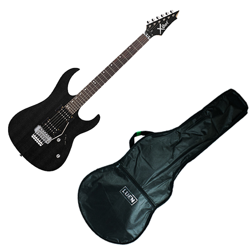 Guitarra 2 Humbuckers 1 Single Double Locking - JEM-JR + Capa para Guitarra Simples Corino - Cort