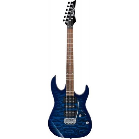 Guitarra Ibanez Grx70qa Tbb - Trans Burst Blue