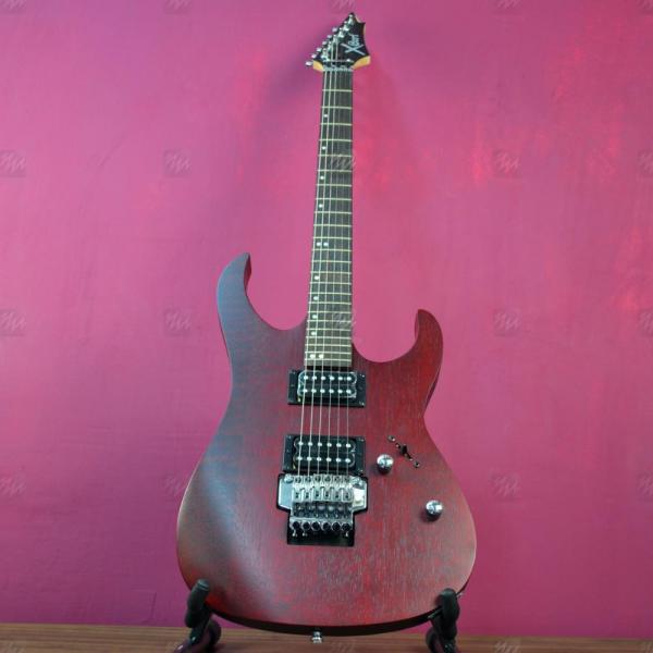 Guitarra Ibanez Micro Afinação Ponte Floyd Rose Flutuante Cort X-1 Vermelha Open Pore - Cort