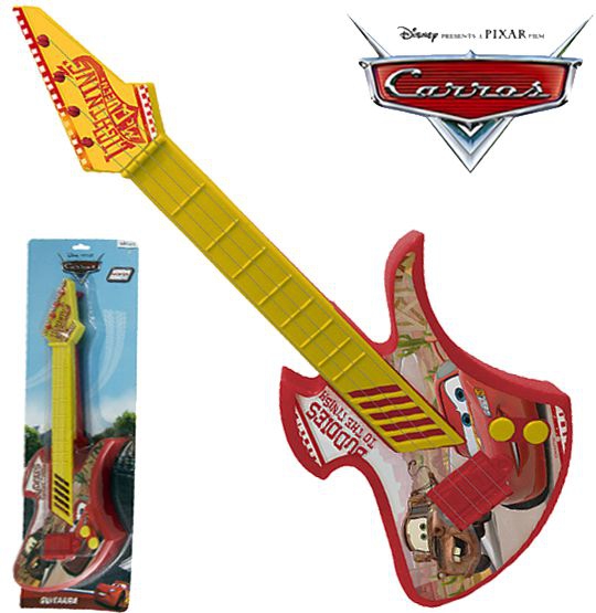 Guitarra Infantil Acústica Grande - Carros Disney - Etitoys