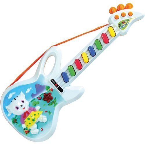 Guitarra Infantil Animada com Alça 60Cm Art Brink - 5 Unidades