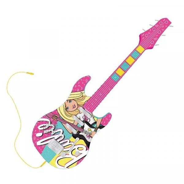 Guitarra Infantil Barbie Fabulosa Luxo - Conecta com Smartphone - Fun