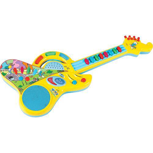 Guitarra Infantil - Bichinhos - Amarela - Cks