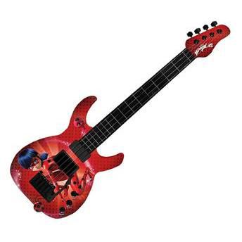 Guitarra Infantil da Ladybug - Eletrônica com Luz e Sons - Fun