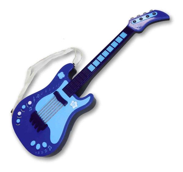 Guitarra Infantil Eletronica com Microfone Unik Promocao - Unik Toys