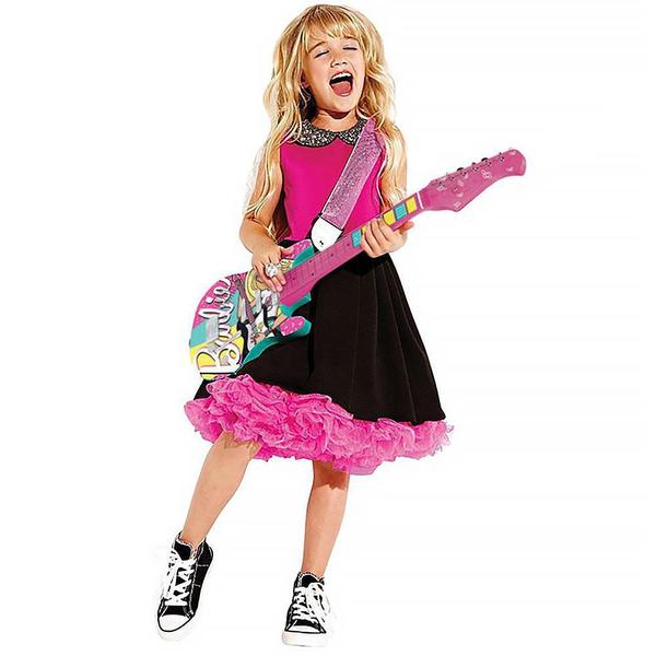 Guitarra Infantil Fabulosa da Barbie com Função MP3 - Fun - Barão Toys