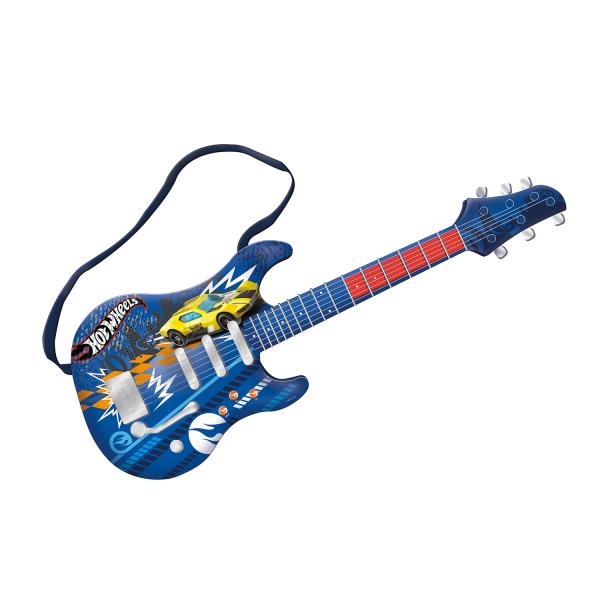 Guitarra Infantil Fun Hot Wheels Azul