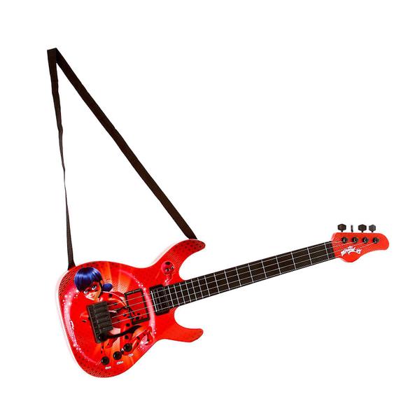 Guitarra Infantil - Miraculous - Ladybug - Fun