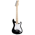 Guitarra infantil stratocaster vogga vcg120n 2 captadores single coil preta