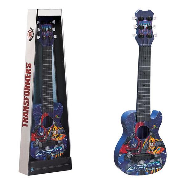 Guitarra Infantil Transformers Violao Brinquedo Musical com Palheta para Crianças - Gimp