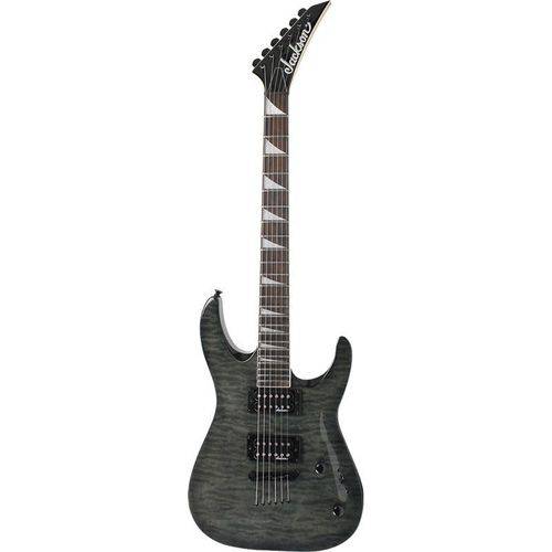 Guitarra Jackson Dinky Arch Top Js32tq - Quilted Maple Transparent Black