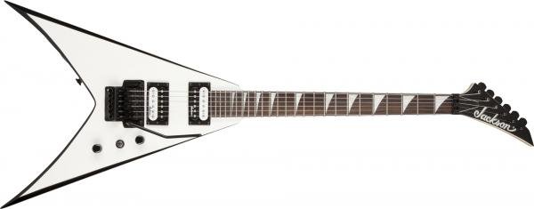 Guitarra Jackson King V 291 0123 - Js32 - 577 - White With Black Bevels