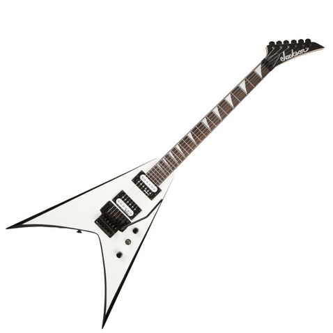 Guitarra Jackson King V Js32 577-white With Black Bevels