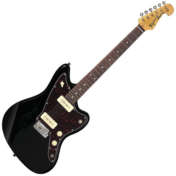 Guitarra Jazzmaster 6 Cordas Woodstock Preta Tw61 Tagima