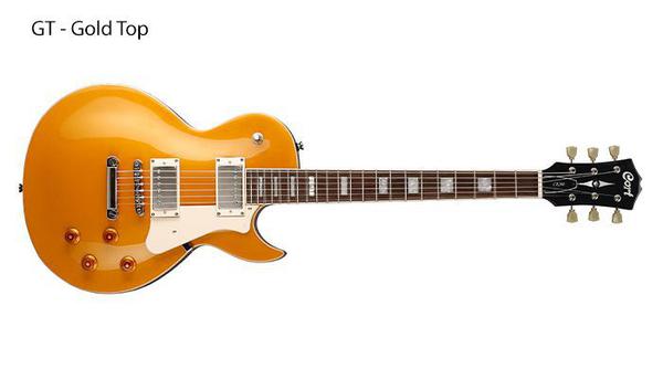 Guitarra Les Paul CR 200 GT Gold Top Cort