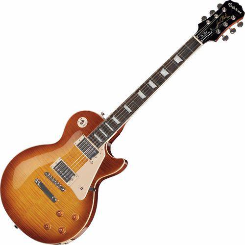 Guitarra Les Paul Epiphone Standard Plus Top Pro Honey Burst