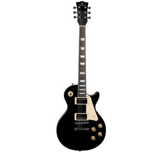 Guitarra Les Paul Michael Gm730n Bk - Black