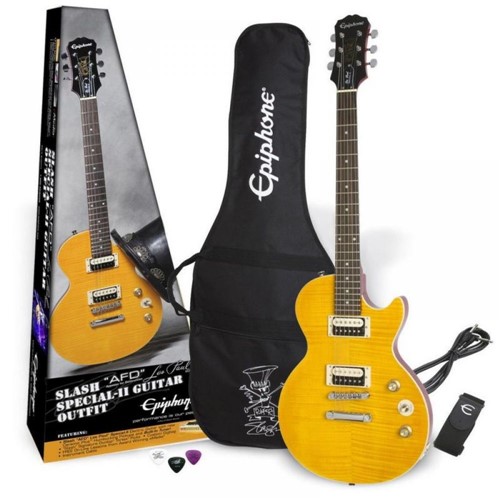 Guitarra Les Paul Special Slash AFD Signature com Bag - Apetitte Amber Epiphone